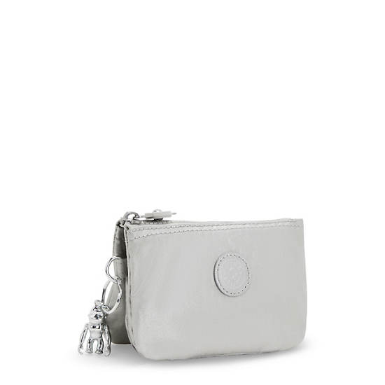 Kipling Creativity Small Metallic Pouch Tassen Zilver | België 1106PJ